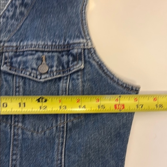 VINTAGE Y2K American Eagle Outfitters Denim Vest #518 - Picture 10 of 12